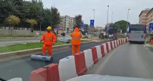 Bari e Brt, al via lavori sulla carreggiata centrale di via Caldarola tra viale Archimede e via Loiacono VIDEO