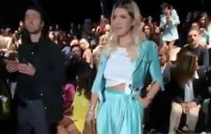 Wanda Nara alla Milano Fashion Week