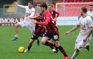 Foggia-Catanzaro 0-2: decidono le reti di DI Massimo e Carlini