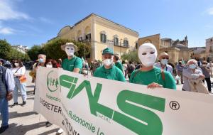 Protesta in piazza a Matera: &laquo;Bisogna rilanciare la sanit&agrave; locale&raquo;