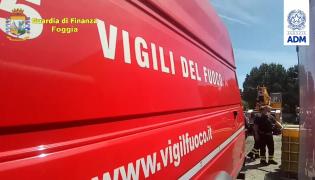 Foggia, 35mila litri di gasolio donati ai Vigili del Fuoco: era stato sequestrato perch&eacute; venduto illecitamente