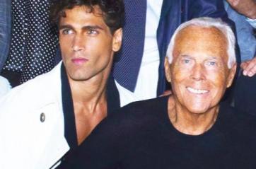 Il super modello di Castellaneta e il legame con Giorgio Armani: «Un maestro di stile e di vita»