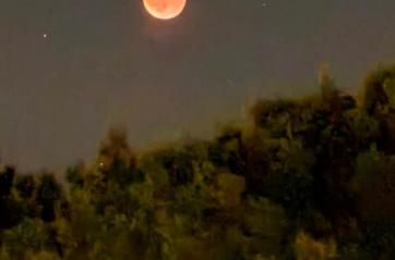 Matera sotto la luna di sangue: l’eclissi lunare colora i Sassi di rosso