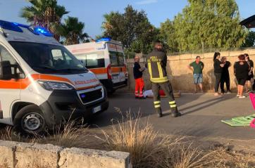 Alliste, scontro frontale in via Longa: diversi feriti, sul posto ambulanze e Vigili del Fuoco