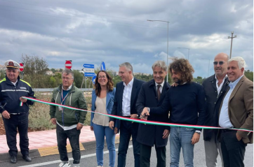 Noci, inaugurata la nuova rotatoria sulla Circonvallazione Sp 239