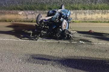 San Severo, frontale sulla SS16 tra auto e Apecar: quattro i feriti, due sono gravi
