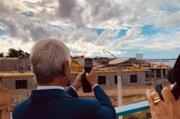 Taranto accelera verso i Giochi del Mediterraneo: Abodi in sopralluogo tra cantieri, stadi e nuove strutture