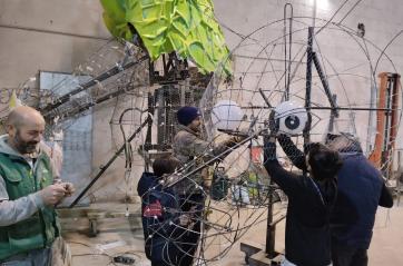 Al via i preparativi per il &laquo;Carnevale di Corsano e del Capo di Leuca&raquo;: volontari e carristi all'opera