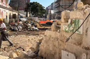 Bari, all'ex Caserma Rossani aperto il primo varco pubblico da via Giulio Petroni: ecco come proseguono i lavori