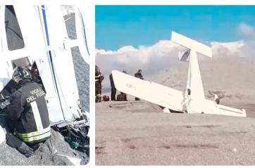 Aereo ultraleggero diretto nel Potentino precipita sulla spiaggia, illesi i due occupanti