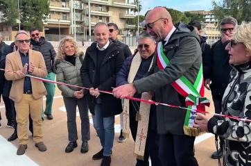 Bari, inaugurata  la nuova area sosta di San Girolamo 
