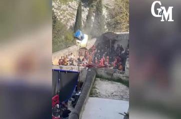 Secondo giorno di ciak a Gravina con Mel Gibson: ecco il dietro le quinte di &laquo;The Resurrection&raquo; VIDEO