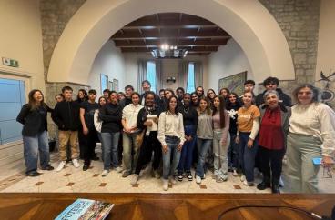 Potenza, gli studenti arrivati in Erasmus dal Guadalupe ricevuti dal sindaco Telesca