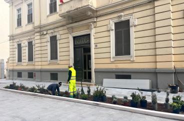 Bari, in via Manzoni il cantiere va avanti: cominciata la piantumazione tra corso Italia e via Crisanzio