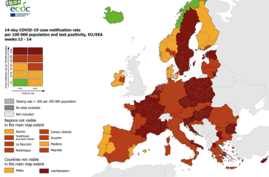 Puglia, Piemonte e Val d'Aosta in rosso scuro nelle nuove mappe Covid