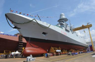 La fregata missilistica italiana &egrave; partita da Taranto verso Cipro