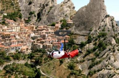 Dolomiti lucane, due borghi uniti da un volo a 120 Km/h