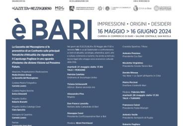 &egrave; Bari: il programma con talk, incontri e riflessioni