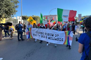 G7, il Contro Forum riunito a Fasano: &laquo;Voi 7, Noi 8 miliardi&raquo;