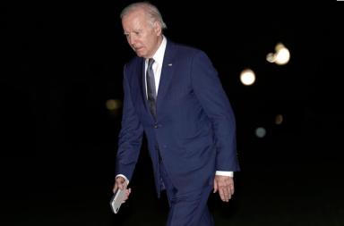 G7 Italia, il presidente degli Stati Uniti Joe Biden &egrave; partito ieri sera dall'aeroporto di Brindisi