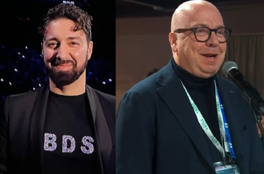 Sanremo, non c'&egrave; politica nella scritta &laquo;BDS&raquo; del maestro Barnaba: il direttore della &laquo;Gazzetta&raquo; in conferenza stampa spiega cosa vuol dire