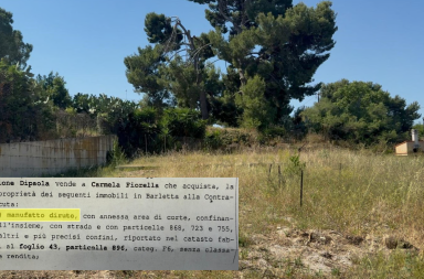 Fiorella, il business immobiliare nel borgo dei politici di Barletta