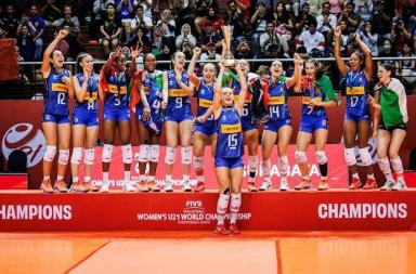 Orgoglio pugliese sul tetto del mondo: vittoria storica per l&rsquo;Italvolley Under 21 femminile