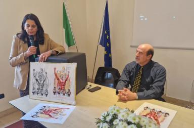 L&rsquo;Atleta di Taranto rivive grazie all&rsquo;arte: Sal Velluto dona al MArTA l&rsquo;illustrazione che celebra l'eroe del 480 a.C. L'intervista all'artista