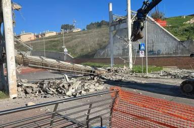 Danneggiato nel 2012, a Matera cominciata la demolizione del ponte di Serra Rifusa