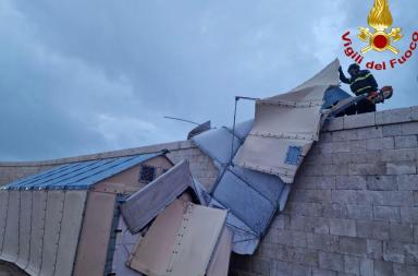 Maltempo, in Salento oltre trenta interventi dei Vigili del Fuoco