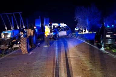 Grave incidente sulla 172 Surano-Spongano: 64enne schiacciato da un trattore, &egrave; grave