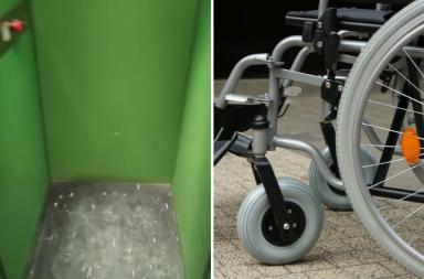 Foggia, c'è il convegno sull'inclusione ma i disabili non possono entrare: ascensori troppo piccoli per le sedie a rotelle Foggia, c'è il convegno sull'inclusione ma i disabili non possono entrare: ascensori troppo piccoli per le sedie a rotelle