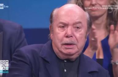 Sanremo 2025, il brano di Cristicchi fa commuovere Lino Banfi che ricorda la moglie Lucia