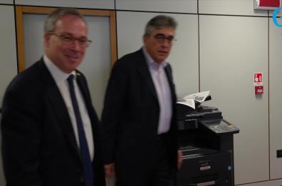 L'ambasciatore britannico Ed Llewellyn in visita a Bari: tappa alla Gazzetta del Mezzogiorno