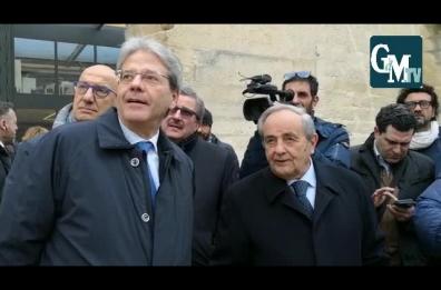 Gentiloni a Matera per sostenere Trerotola: «Pd ha ritrovato l'unità»