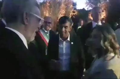 Festa G7:  il siparietto tra la premier Meloni, il premier inglese, il sindaco di Mesagne e il suo 95% alle elezioni 