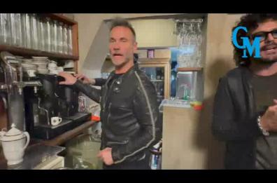 Sanremo 2024, un caffè con Renga e Nek: «Qui insieme per celebrare il nostro connubio»