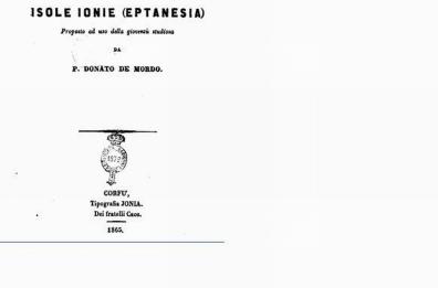 Le Isole Ionie 150 anni fa