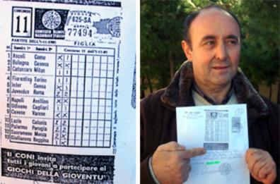 Taranto, dopo 38 anni di lotta muore senza aver mai incassato quel 13 miliardario al Totocalcio