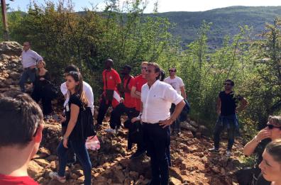 Il Bari in visita a Mostar e Medjugorje
