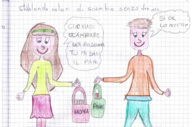 Bambini delle elementari
a lezione di economia
