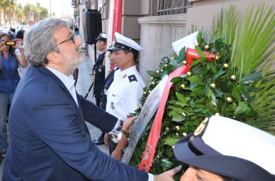 36 anni fa la strage di Bologna: a Bari una corona di alloro per non dimenticare
