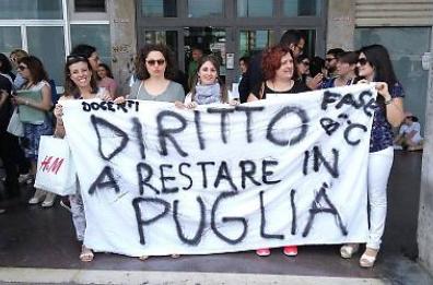 Buona scuola, esodo forzato
per mille docenti pugliesi