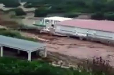 Maltempo, fiume di fango a Rosa Marina