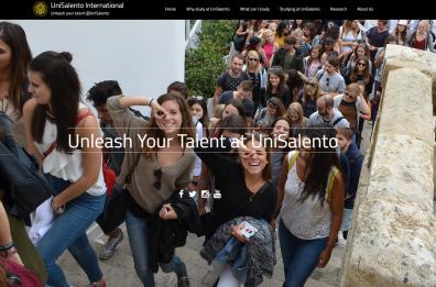 Video promo in inglese
Ateneo salentino
a caccia di stranieri