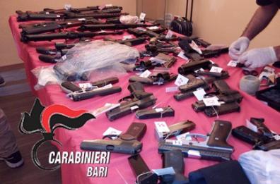 Droga e armi da guerra
arresti in tre gruppi criminali