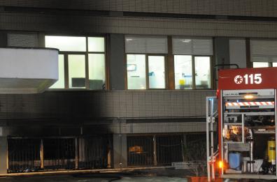 Casarano, incendio nella notte all'ospedale Ferrari