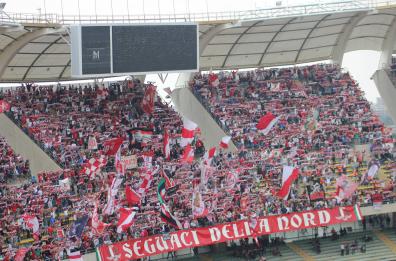Bari Latina, sciopero
del tifo in Curva Nord