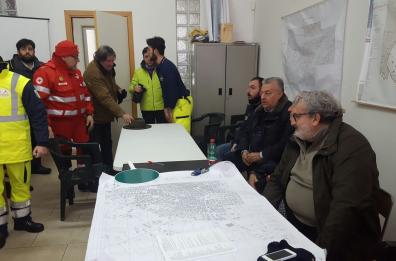Il presidente Emiliano arriva a Santeramo