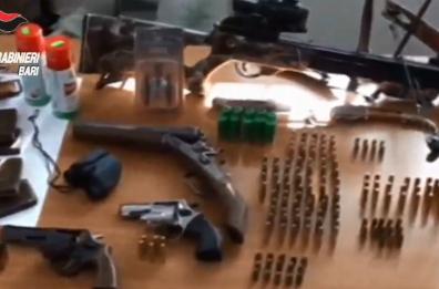 Sgominato il clan Nuzzi di Altamura
 Sequestrate armi da guerra e droga